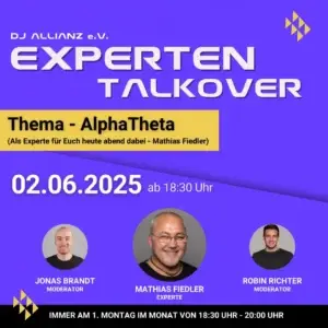 Neues Format beim Berufsverband DJ ALLIANZ e.V. - Der Experten-Talkover