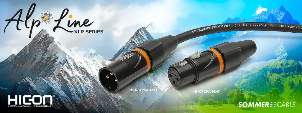 Neuer HICON XLR Stecker von Sommer Cable
