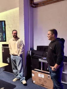 EASMO und Stefan beim CROSSFADE Bremen vom Berufsverband DJ ALLIANZ e.V. 