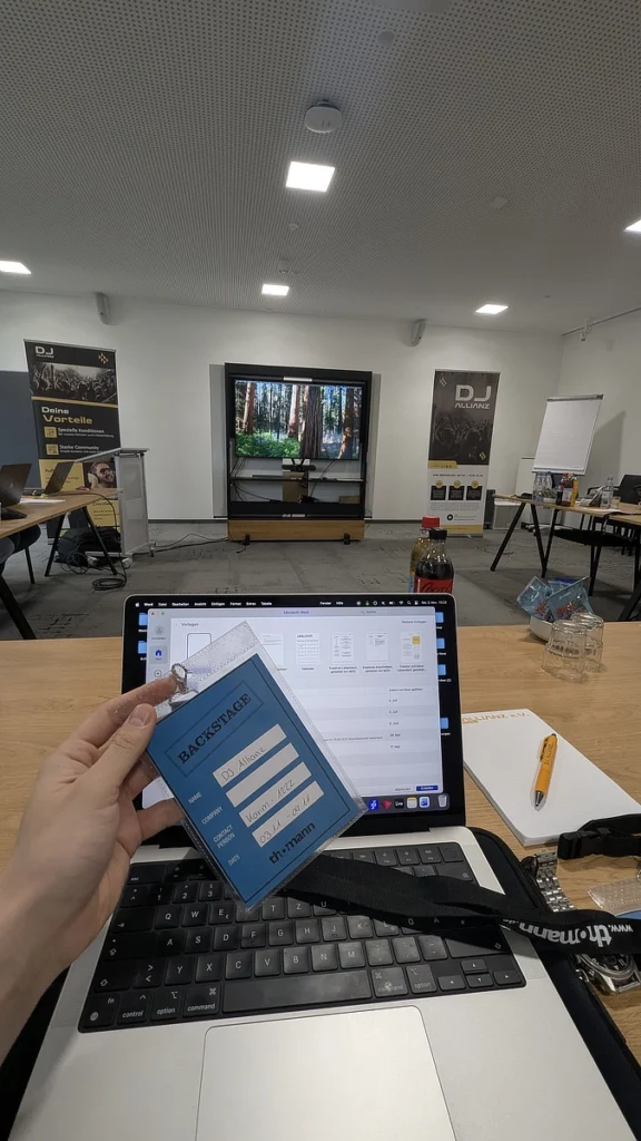 Backstage bei Thomann