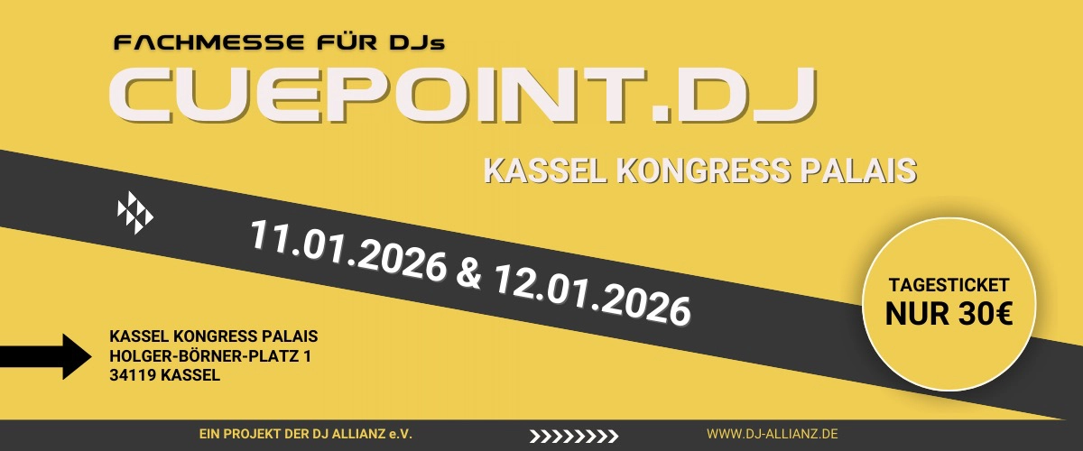 CUEPOINT.DJ - Die Fachmesse für DJs in Kassel